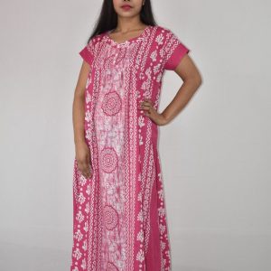 Cotton Pink Nighty SHOPSY#BFCNPF00000000894_BFCNOF00000000905