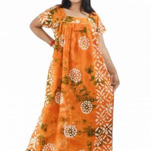 Yellow Square Neck Chord With Short Sleeve