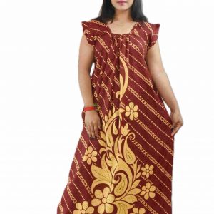 Blue Square Neck Pleated Sleeve