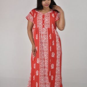 Cotton Red Nighty