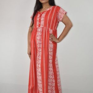 Cotton Red Nighty