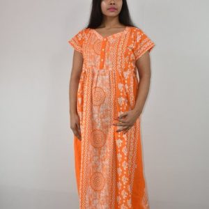 Cotton Orange Nighty