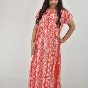Cotton Red Nighty