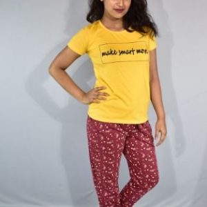 Hosiery Pant T-shirt Set L