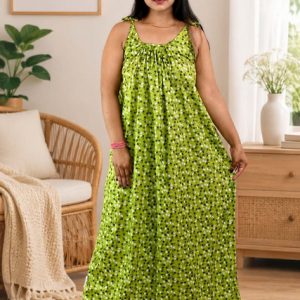 Green Procian Ribbon Nighty