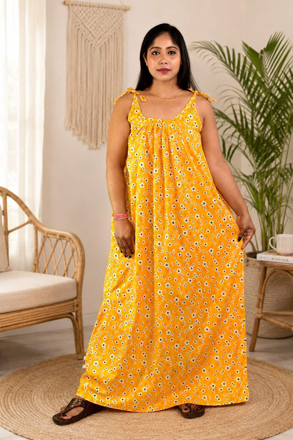 Yellow Procian Ribbon Nighty