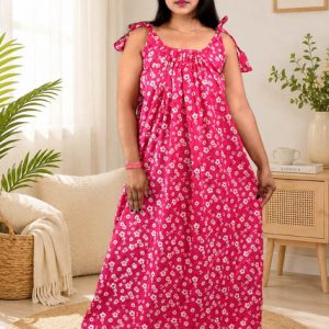 Pink Procian Ribbon Nighty
