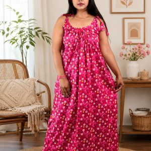 Pink Procian Ribbon Nighty