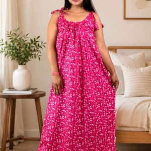 Pink Procian Ribbon Nighty