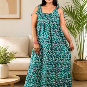 Green Procian Ribbon Nighty